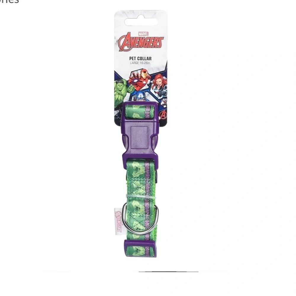 🆕 Marvel Avengers The Hulk Dog Collar, Small